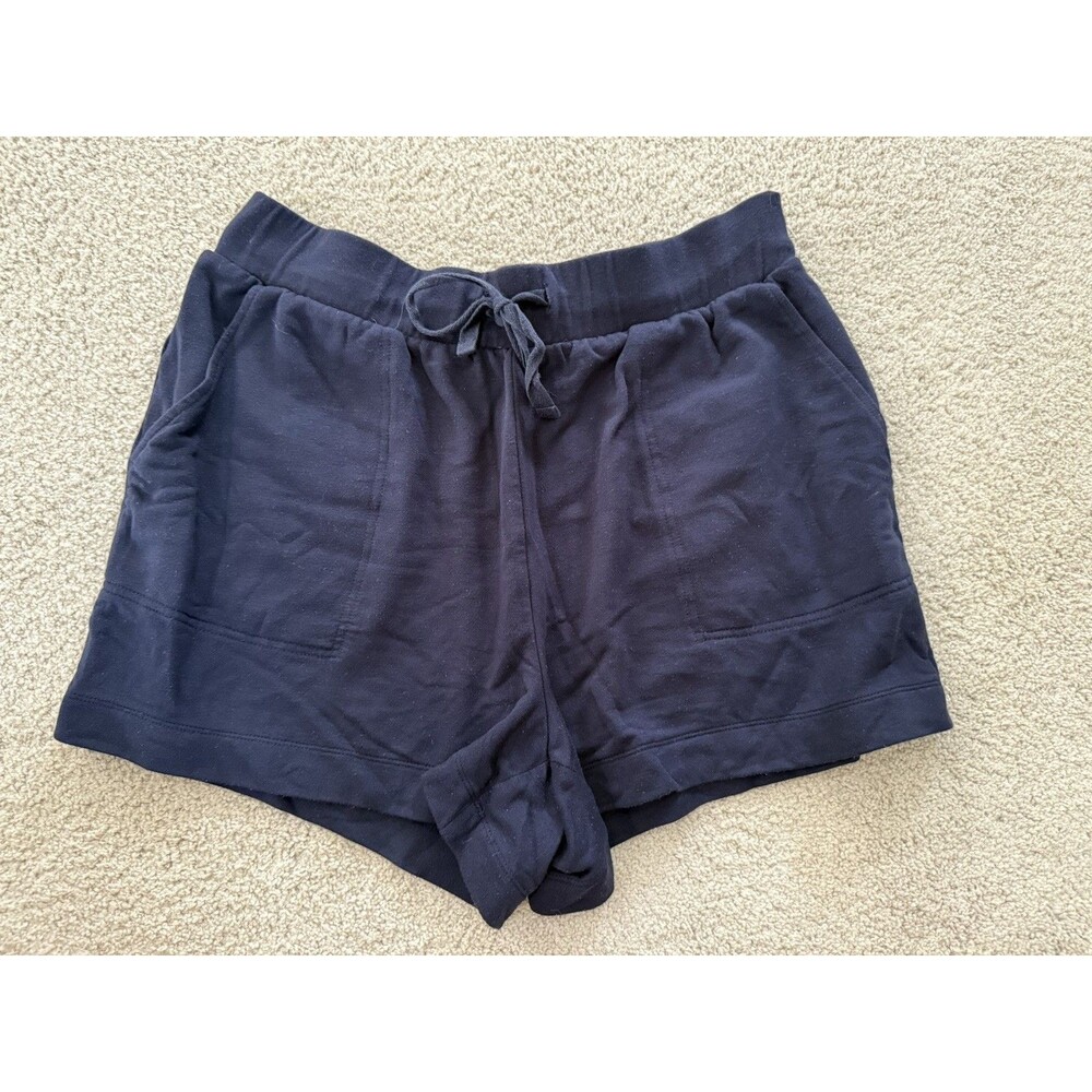 Loft Lou & Gray Signature Soft Shorts with 3" Inseam in Navy Blue - Large